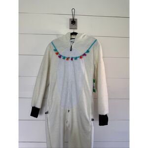 Tipsy Elves Adult Small Llama Furry Costume One Piece New